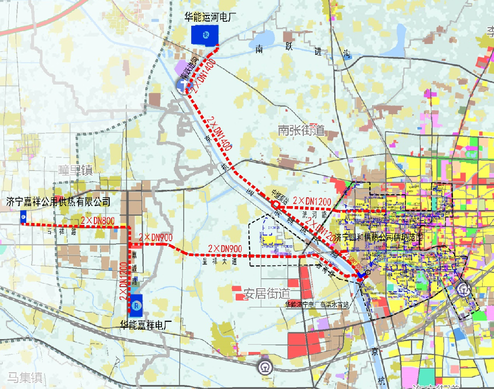 开封四和供扰仔限公司热源代替工程DN1400供热管网设计(长输管网）
